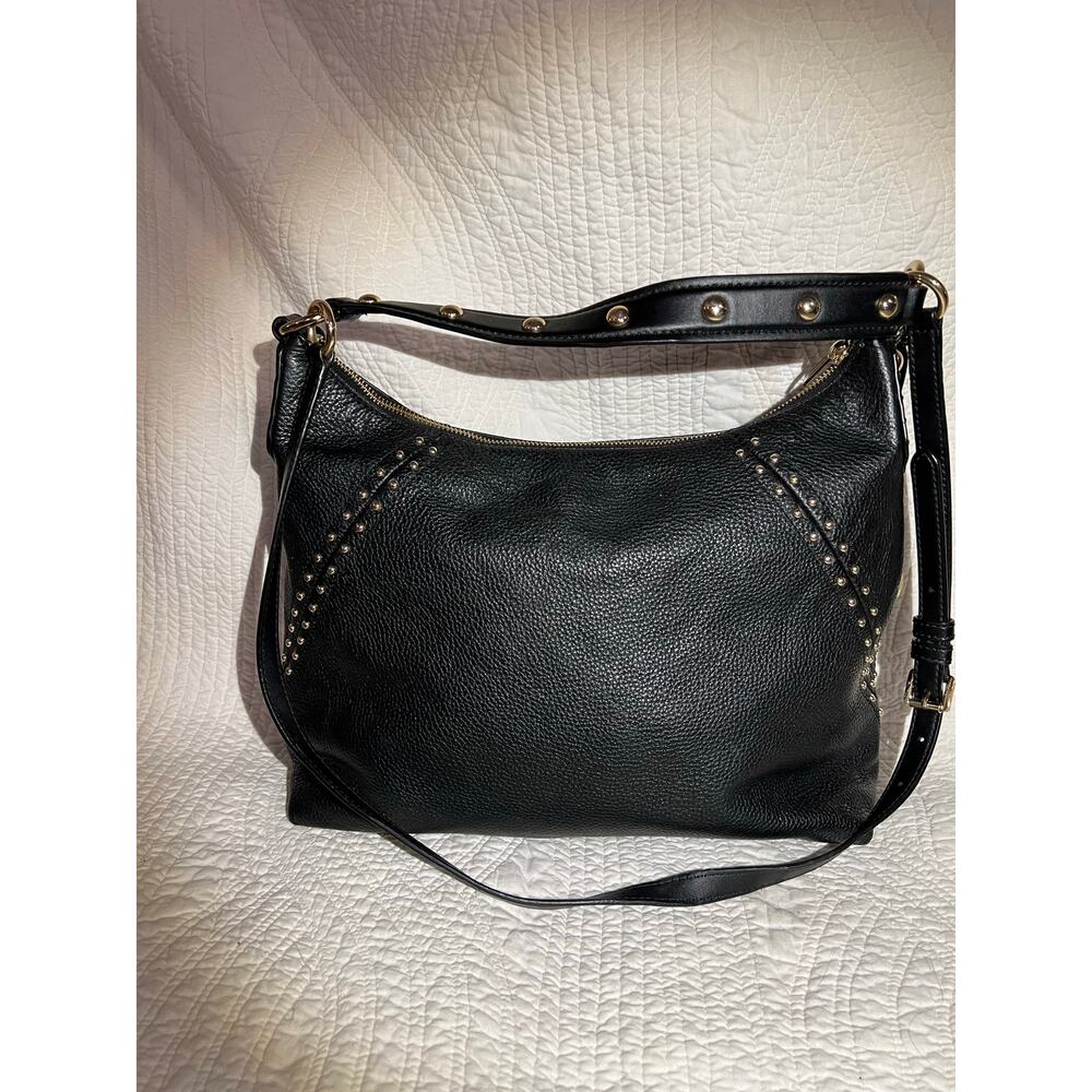 Michael Kors Aria Studded MD
Leather Satchel Handbag Black - Picture 8 of 10